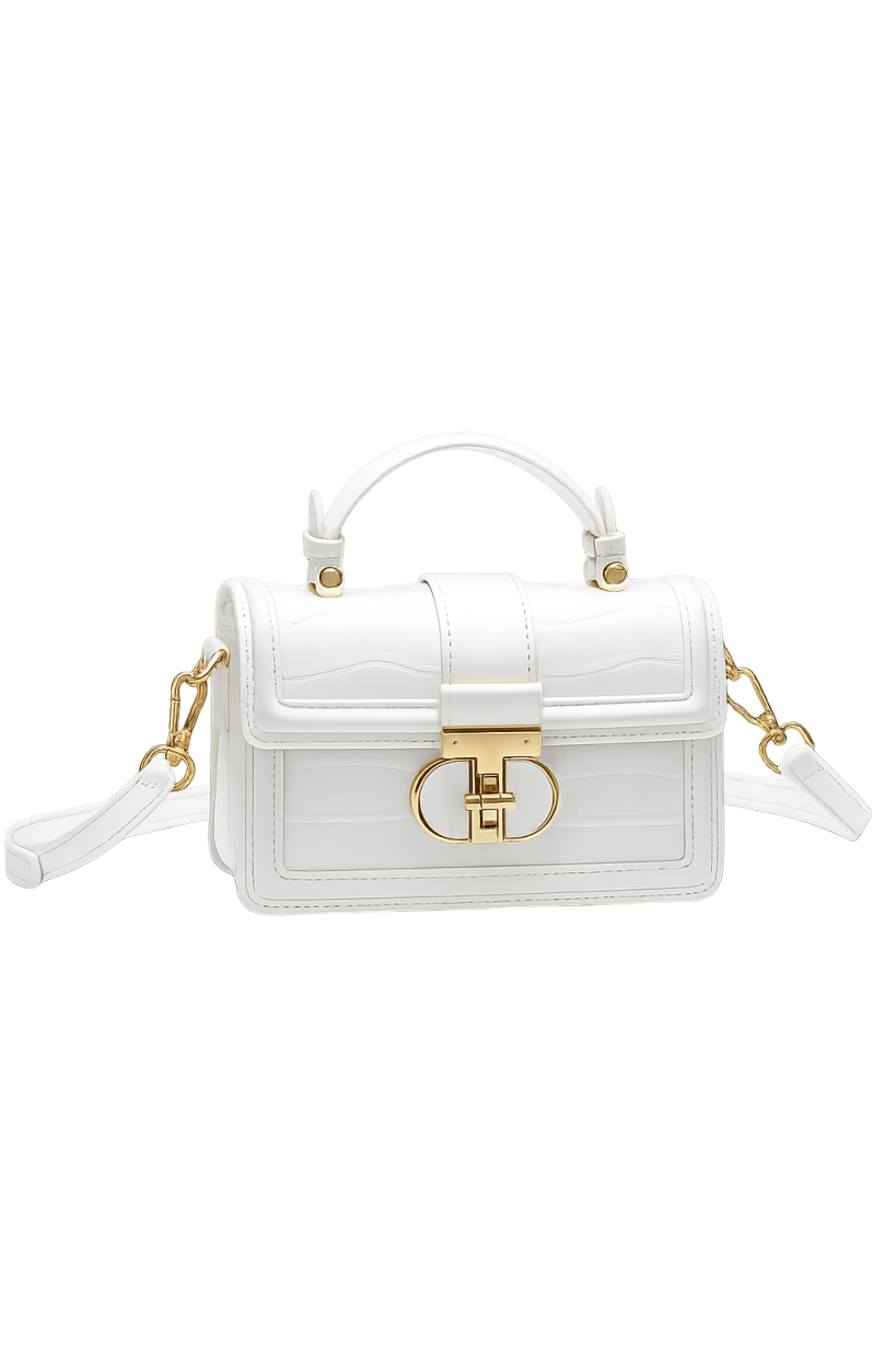 Bolso Valeria con Acabado Alligator y Diseño Exclusivo de Alta Gama