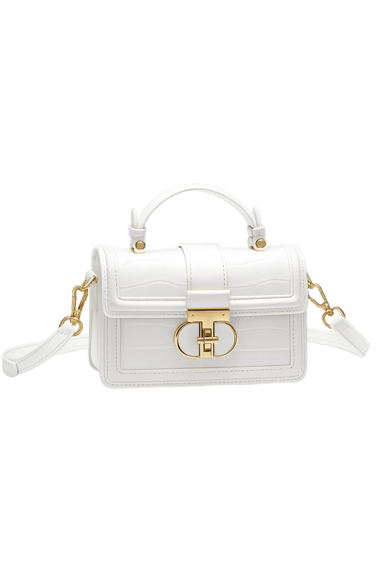 Bolso Valeria con Acabado Alligator y Diseño Exclusivo de Alta Gama