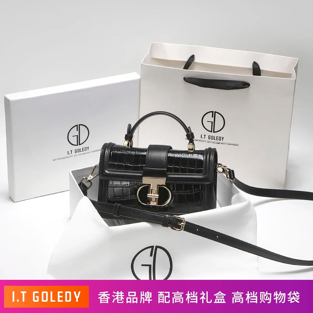 Bolso Valeria con Acabado Alligator y Diseño Exclusivo de Alta Gama