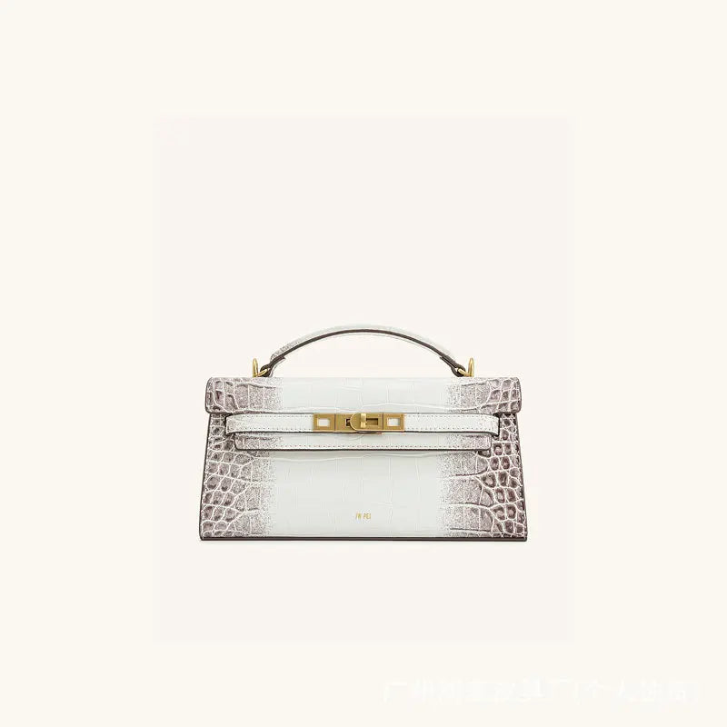 Aurora Crocodile Privée - Aurora Privée Handbag, Crocodile Pattern, New Style, High